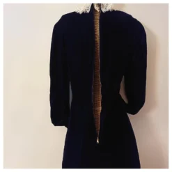 Philosophy Di Lorenzo Serafini Kleid Dunkelblau -Deutschland Fem Leucht Verkaufs-Shop 629348 7