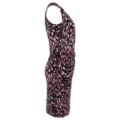 Gucci Bedrucktes Kleid In Wickeloptik Aus Mehrfarbiger Viskose -Deutschland Fem Leucht Verkaufs-Shop 631061 3