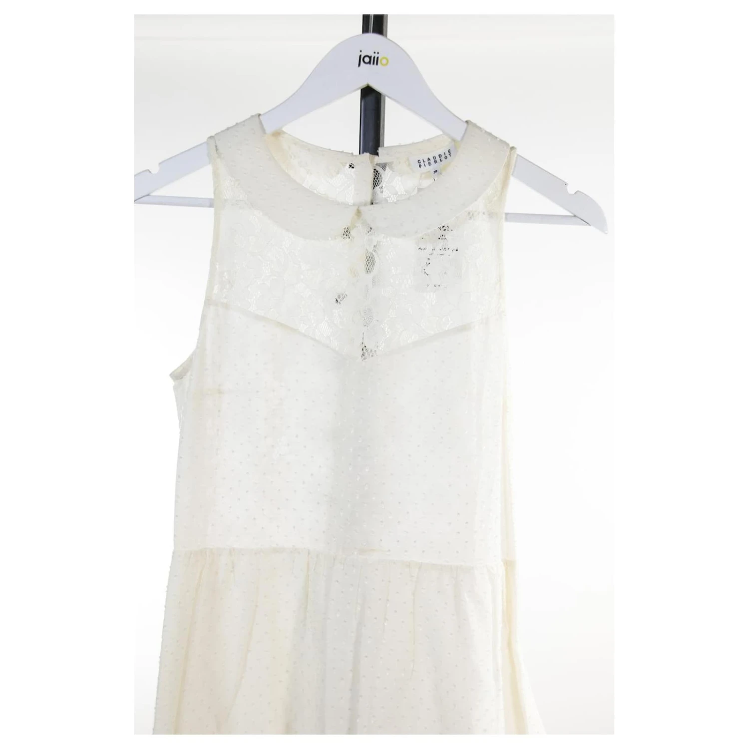 Claudie Pierlot Claudie Kleid Pierlot 38 Weiß 2 Claudie Pierlot Claudie Kleid Pierlot 38 Weiß – Bild 2