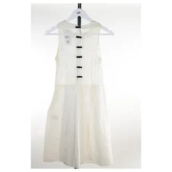 Claudie Pierlot Claudie Kleid Pierlot 38 Weiß 7 Claudie Pierlot Claudie Kleid Pierlot 38 Weiß -Deutschland Fem Leucht Verkaufs-Shop 642277 4