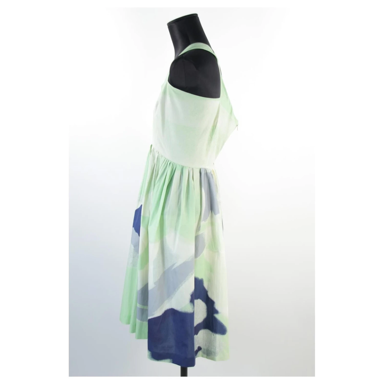 Cacharel Kleid 42 Grün 2 Cacharel Kleid 42 Grün – Bild 2