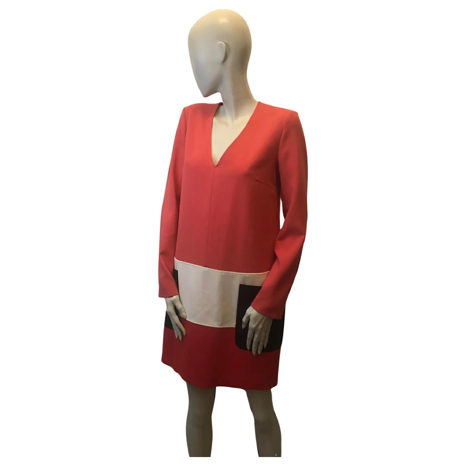 Max Mara Kleid Mit Langen Ärmeln Mehrfarben 5 Max Mara Kleid Mit Langen Ärmeln Mehrfarben – Bild 5