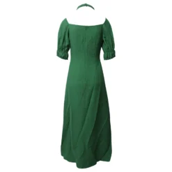 Autre Marque Emilia Wickstead Mimi Cloqué-Kleid Mit Cut-out In Grüner Viskose 10 Autre Marque Emilia Wickstead Mimi Cloqué-Kleid Mit Cut-out In Grüner Viskose -Deutschland Fem Leucht Verkaufs-Shop 656337 3