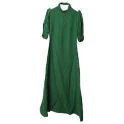 Autre Marque Emilia Wickstead Mimi Cloqué-Kleid Mit Cut-out In Grüner Viskose 11 Autre Marque Emilia Wickstead Mimi Cloqué-Kleid Mit Cut-out In Grüner Viskose -Deutschland Fem Leucht Verkaufs-Shop 656337 4