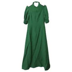 Autre Marque Emilia Wickstead Mimi Cloqué-Kleid Mit Cut-out In Grüner Viskose 12 Autre Marque Emilia Wickstead Mimi Cloqué-Kleid Mit Cut-out In Grüner Viskose -Deutschland Fem Leucht Verkaufs-Shop 656337 5