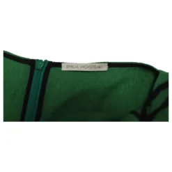 Autre Marque Emilia Wickstead Mimi Cloqué-Kleid Mit Cut-out In Grüner Viskose 14 Autre Marque Emilia Wickstead Mimi Cloqué-Kleid Mit Cut-out In Grüner Viskose -Deutschland Fem Leucht Verkaufs-Shop 656337 7