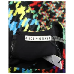 Alice + Olivia Coley Ärmelloses Kleid Mit Hahnentrittmuster Aus Mehrfarbigem Acryl Mehrfarben -Deutschland Fem Leucht Verkaufs-Shop 662058 9