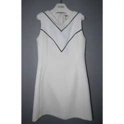 KENZO Kleid Schwarz Weiß Aus Weiß -Deutschland Fem Leucht Verkaufs-Shop 67129 10