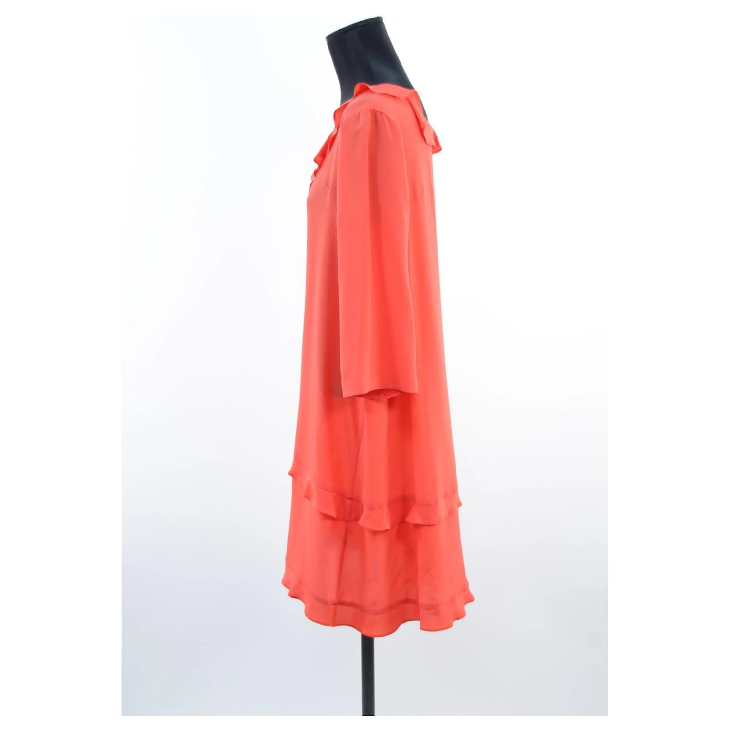 Claudie Pierlot Claudie Kleid Pierlot 40 Orange 2 Claudie Pierlot Claudie Kleid Pierlot 40 Orange – Bild 2