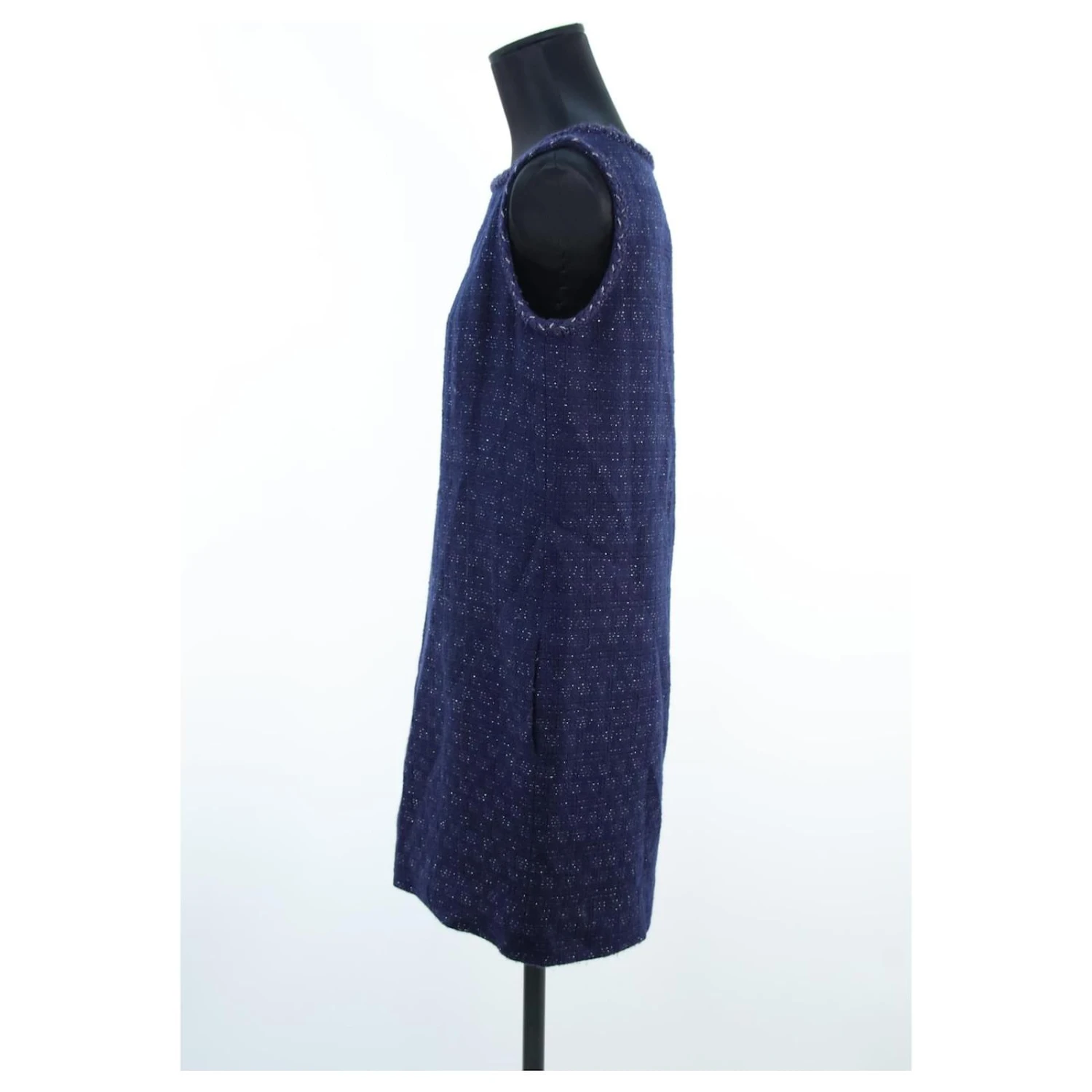 Chanel Kleid 38 Blau 2 Chanel Kleid 38 Blau – Bild 2