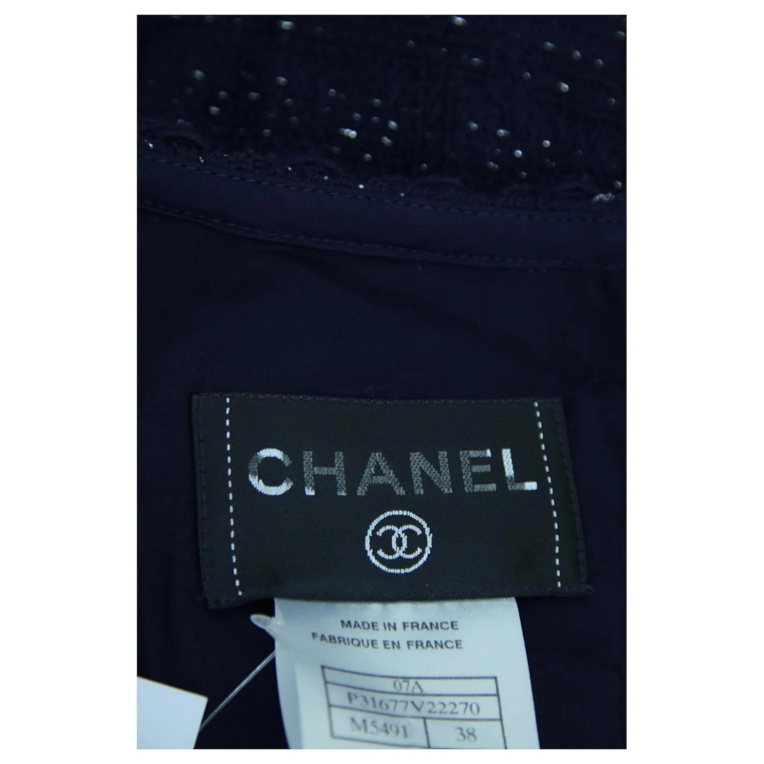Chanel Kleid 38 Blau 5 Chanel Kleid 38 Blau – Bild 5