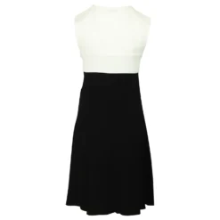 Joseph Ärmelloses Colorblock-Kleid Aus Schwarzem Crêpe -Deutschland Fem Leucht Verkaufs-Shop 686249 5