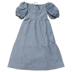 Sea New York Gerafftes Kleid Mit Puffärmeln Aus Hellblauer Baumwolle -Deutschland Fem Leucht Verkaufs-Shop 690691 3