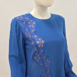 Stella Mc Cartney Kleid Blau -Deutschland Fem Leucht Verkaufs-Shop 69534 10