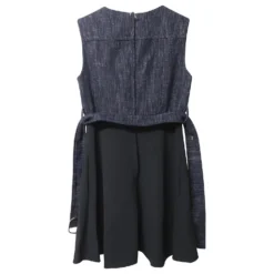 Sportmax By Max Mara Denim Casaque Kleid In Mehrfarbigem Acetat Mehrfarben -Deutschland Fem Leucht Verkaufs-Shop 696448 4
