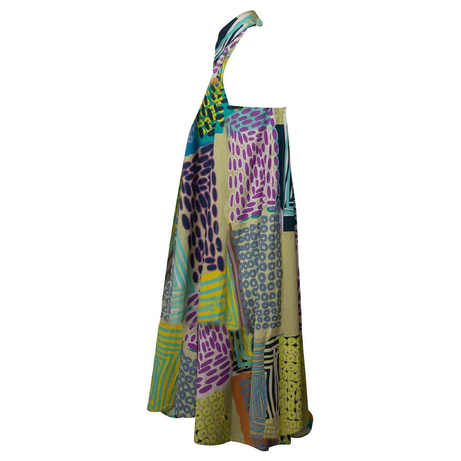 Etro Bedrucktes ärmelloses Kleid Aus Mehrfarbiger Baumwolle 2 Etro Bedrucktes ärmelloses Kleid Aus Mehrfarbiger Baumwolle – Bild 2