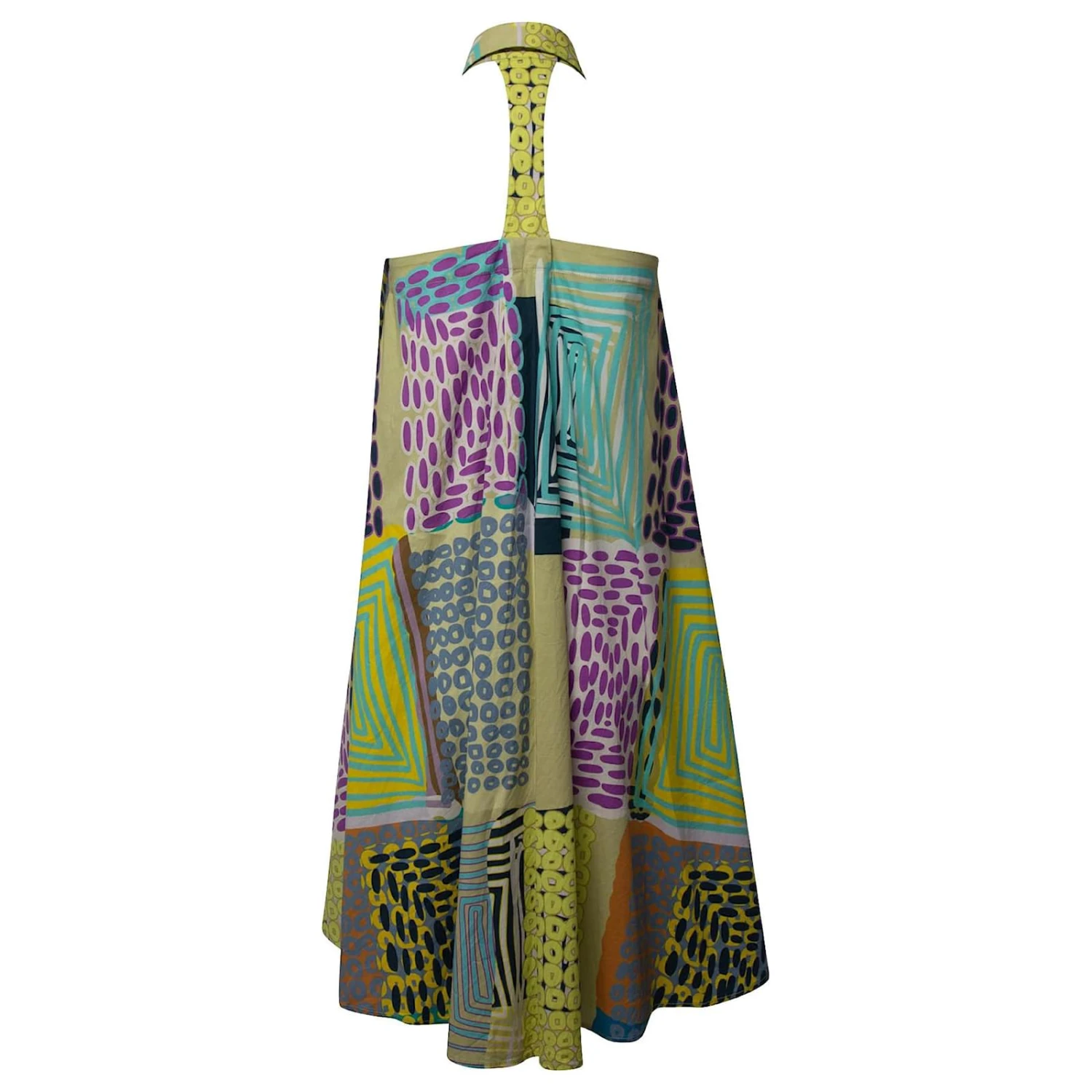 Etro Bedrucktes ärmelloses Kleid Aus Mehrfarbiger Baumwolle 3 Etro Bedrucktes ärmelloses Kleid Aus Mehrfarbiger Baumwolle – Bild 3