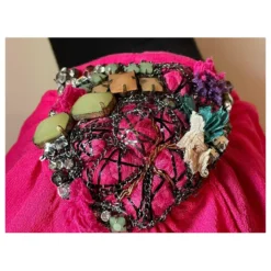 Kleid Aus Baumwolle Und Seide In Fuchsia Mit Ziersteinen Von Patrizia Pepe Fuschia -Deutschland Fem Leucht Verkaufs-Shop 710147 3