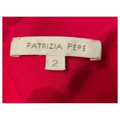 Kleid Aus Baumwolle Und Seide In Fuchsia Mit Ziersteinen Von Patrizia Pepe Fuschia -Deutschland Fem Leucht Verkaufs-Shop 710147 5