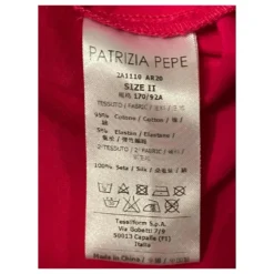 Kleid Aus Baumwolle Und Seide In Fuchsia Mit Ziersteinen Von Patrizia Pepe Fuschia -Deutschland Fem Leucht Verkaufs-Shop 710147 7