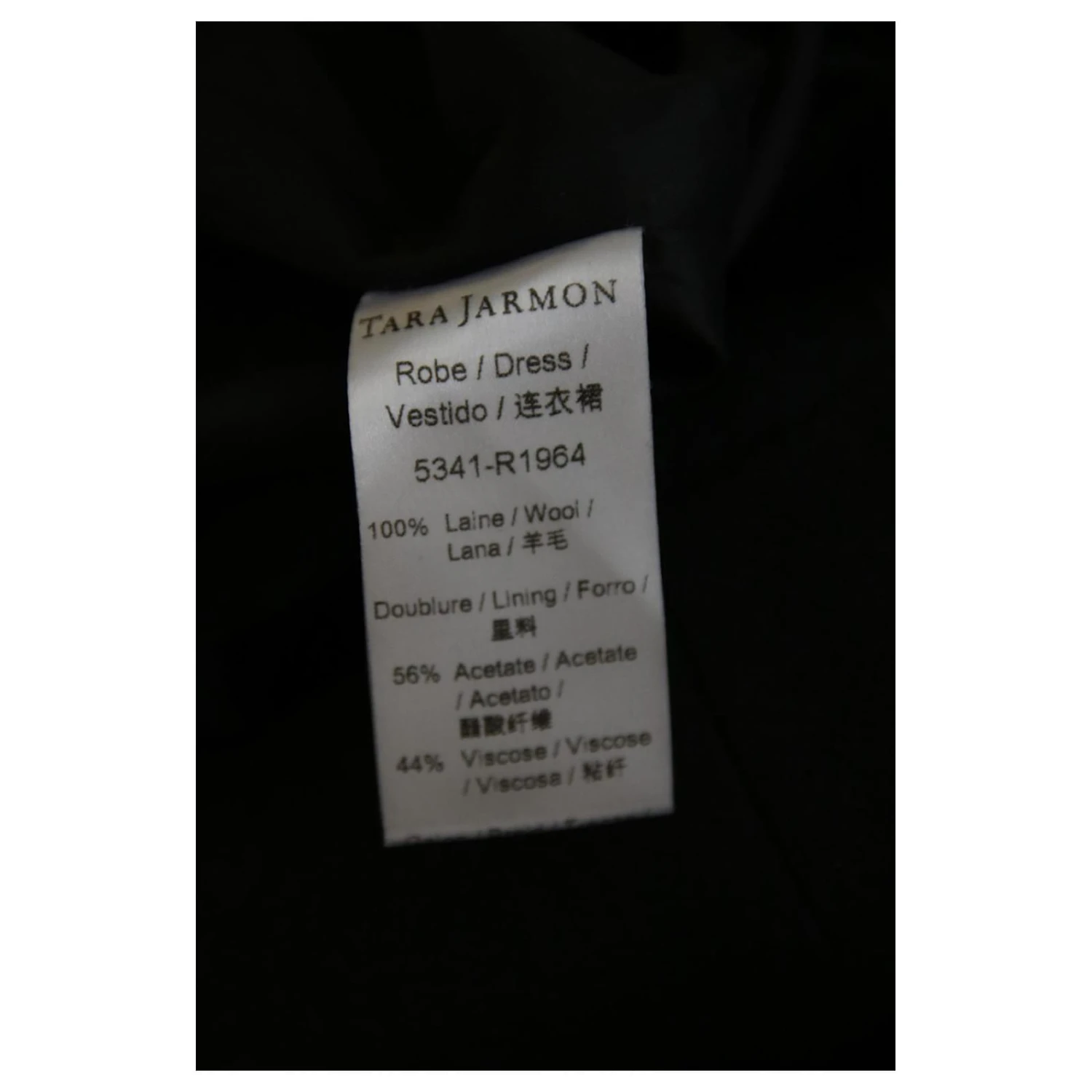 Tara Jarmon Kleid 36 Schwarz 6 Tara Jarmon Kleid 36 Schwarz – Bild 6