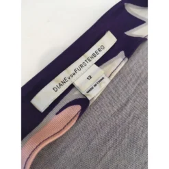 Diane Von Furstenberg Kleid Pink Weiß Lila 10 Diane Von Furstenberg Kleid Pink Weiß Lila -Deutschland Fem Leucht Verkaufs-Shop 71699 4
