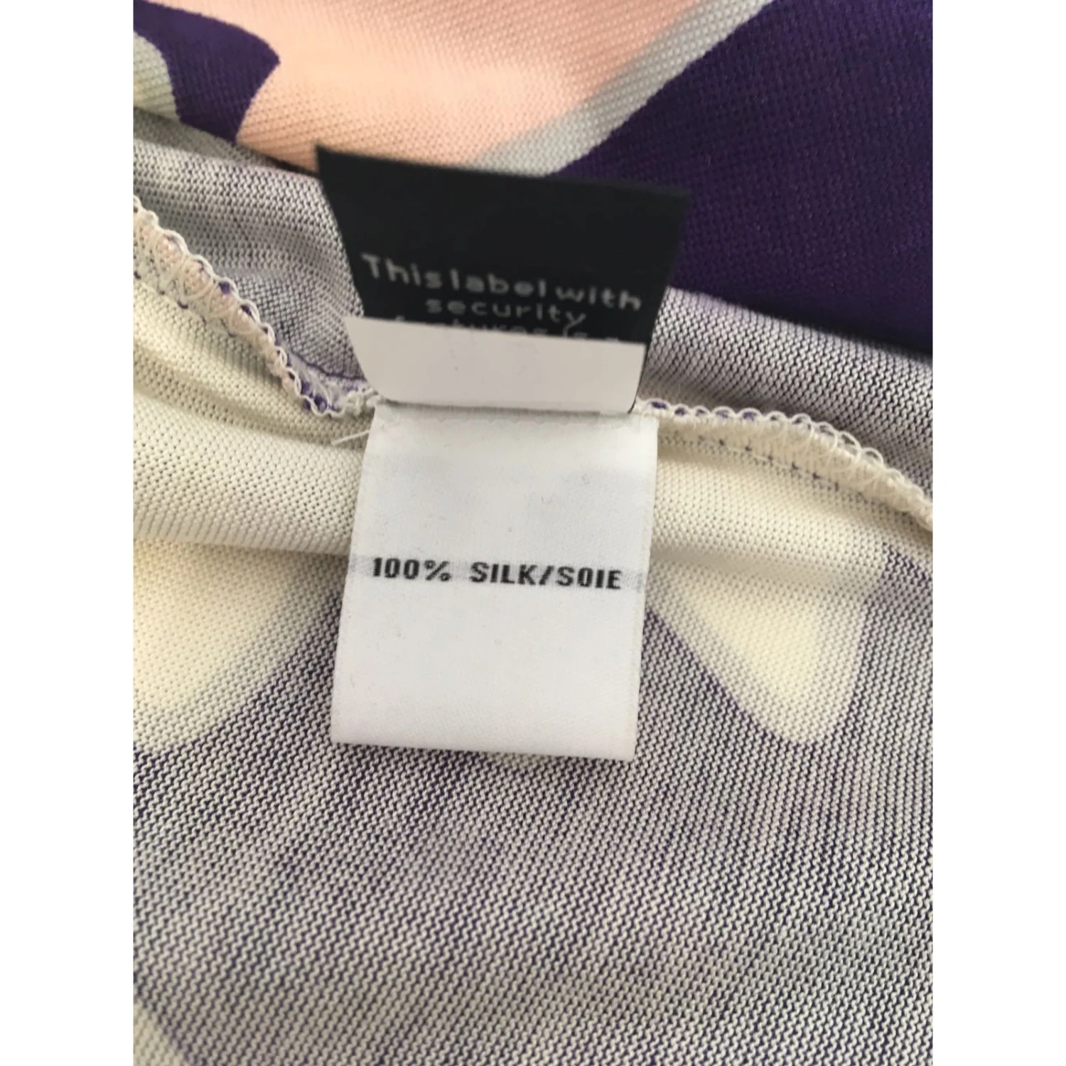 Diane Von Furstenberg Kleid Pink Weiß Lila 5 Diane Von Furstenberg Kleid Pink Weiß Lila – Bild 5