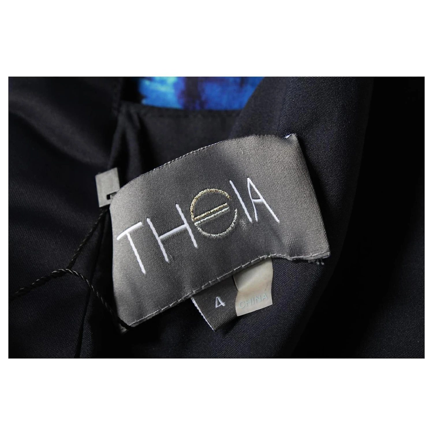 Autre Marque Marineblaues Fließendes Kleid 5 Autre Marque Marineblaues Fließendes Kleid – Bild 5