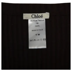 Chloé Chloe Cardigan-Kleid Aus Brauner Wolle -Deutschland Fem Leucht Verkaufs-Shop 730451 7