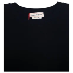 Alexander McQueen Pintuck Zip-Kleid Aus Schwarzer Wolle -Deutschland Fem Leucht Verkaufs-Shop 730473 6