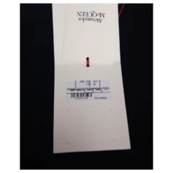 Alexander McQueen Pintuck Zip-Kleid Aus Schwarzer Wolle -Deutschland Fem Leucht Verkaufs-Shop 730473 8