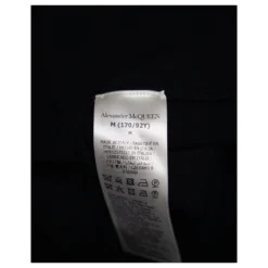 Alexander McQueen Pintuck Zip-Kleid Aus Schwarzer Wolle -Deutschland Fem Leucht Verkaufs-Shop 730473 9