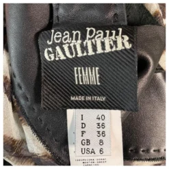 Kleid Mit Zebramuster Von Jean Paul Gaultier Braun -Deutschland Fem Leucht Verkaufs-Shop 734900 6