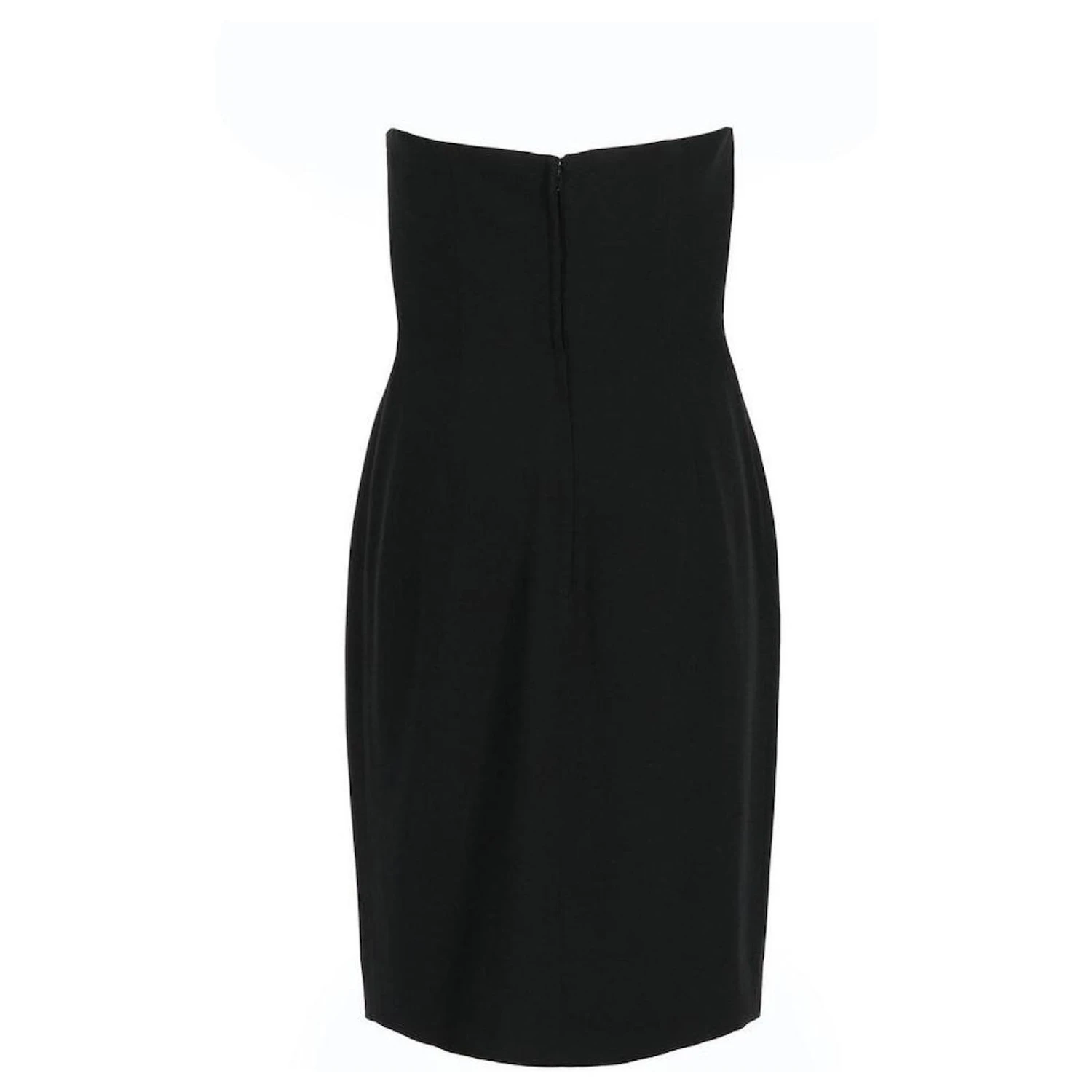 Midi-Kleid Von Alberta Ferretti Schwarz 2 Midi-Kleid Von Alberta Ferretti Schwarz – Bild 2