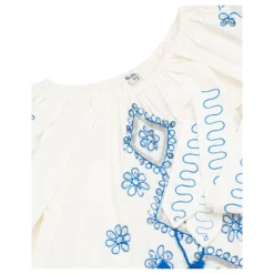 Juliet Dunn Schulterfreies Kleid Mit Gürtel Weiß -Deutschland Fem Leucht Verkaufs-Shop 739606 5