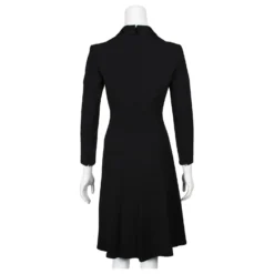 Karen Millen Schwarzes Kleid Mit Satin Revers 7 Karen Millen Schwarzes Kleid Mit Satin Revers -Deutschland Fem Leucht Verkaufs-Shop 740342 3