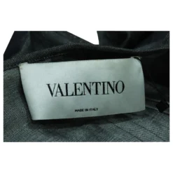 Valentino Kleid Aus Leinenmischung Mit Plissierten Details Vorne -Deutschland Fem Leucht Verkaufs-Shop 754241 5