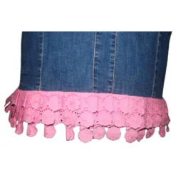 CHRISTIAN LACROIX KLEID PIN UP CANCAN RÜSCHEN GRAFIK T 36/38 Blau -Deutschland Fem Leucht Verkaufs-Shop 771543 3