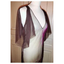 ANTIK BATIK ON KLEID KLEID VOILE MESH BUTTERFLIES TM OR 36/40 Schokolade -Deutschland Fem Leucht Verkaufs-Shop 772196 10