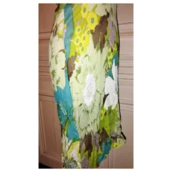 ANTIK BATIK KLEID KLEID COCKTAIL SEIDE STEINE QUASTEN CRENOLINE TL OR 36/38 Grün -Deutschland Fem Leucht Verkaufs-Shop 780187 9