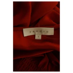 SANDRO Kleid 36 Rot -Deutschland Fem Leucht Verkaufs-Shop 786467 5