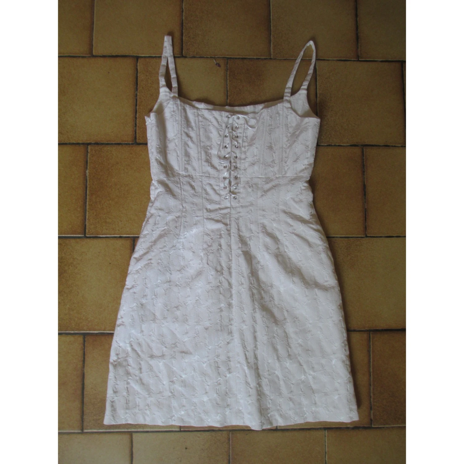 Autre Marque HELENA SOREL Kleid Weiß 3 Autre Marque HELENA SOREL Kleid Weiß – Bild 3