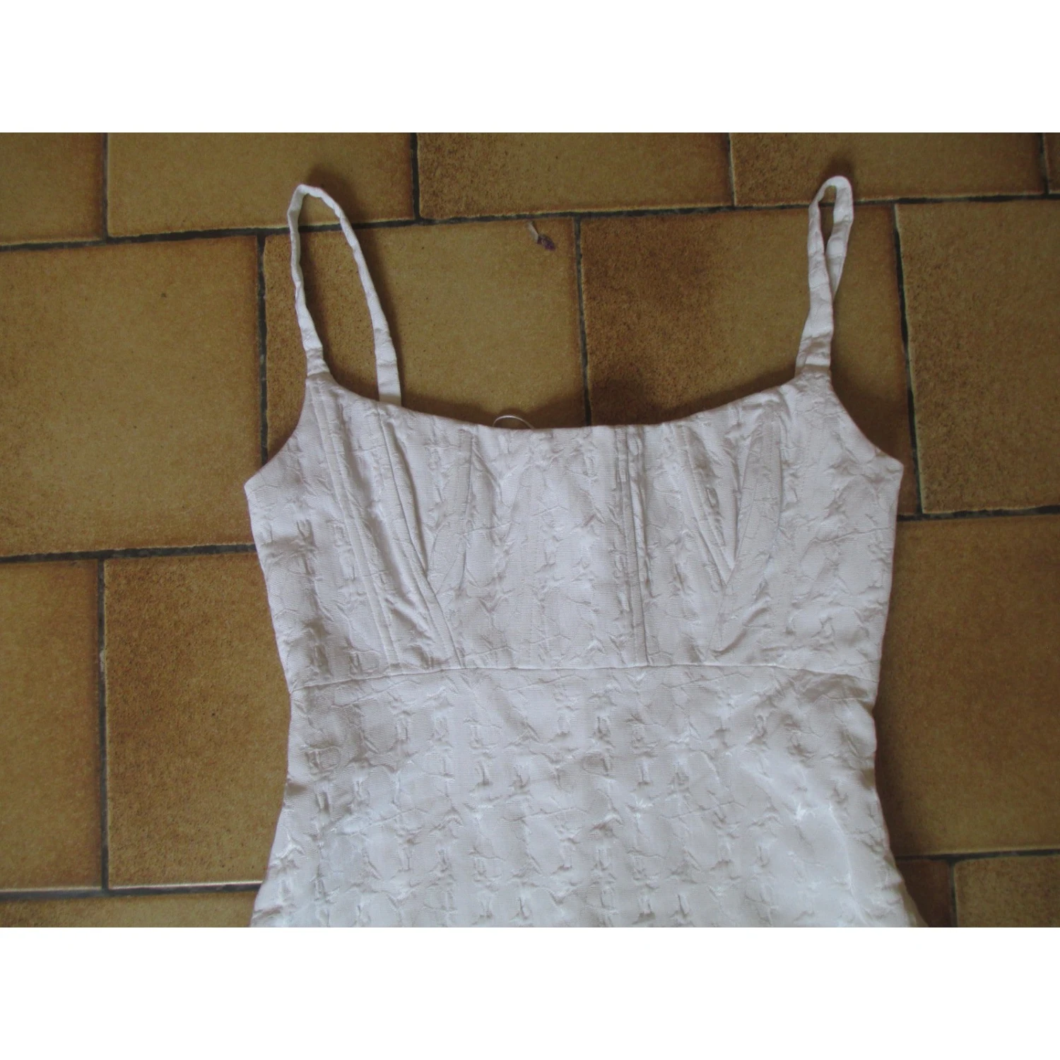 Autre Marque HELENA SOREL Kleid Weiß 4 Autre Marque HELENA SOREL Kleid Weiß – Bild 4