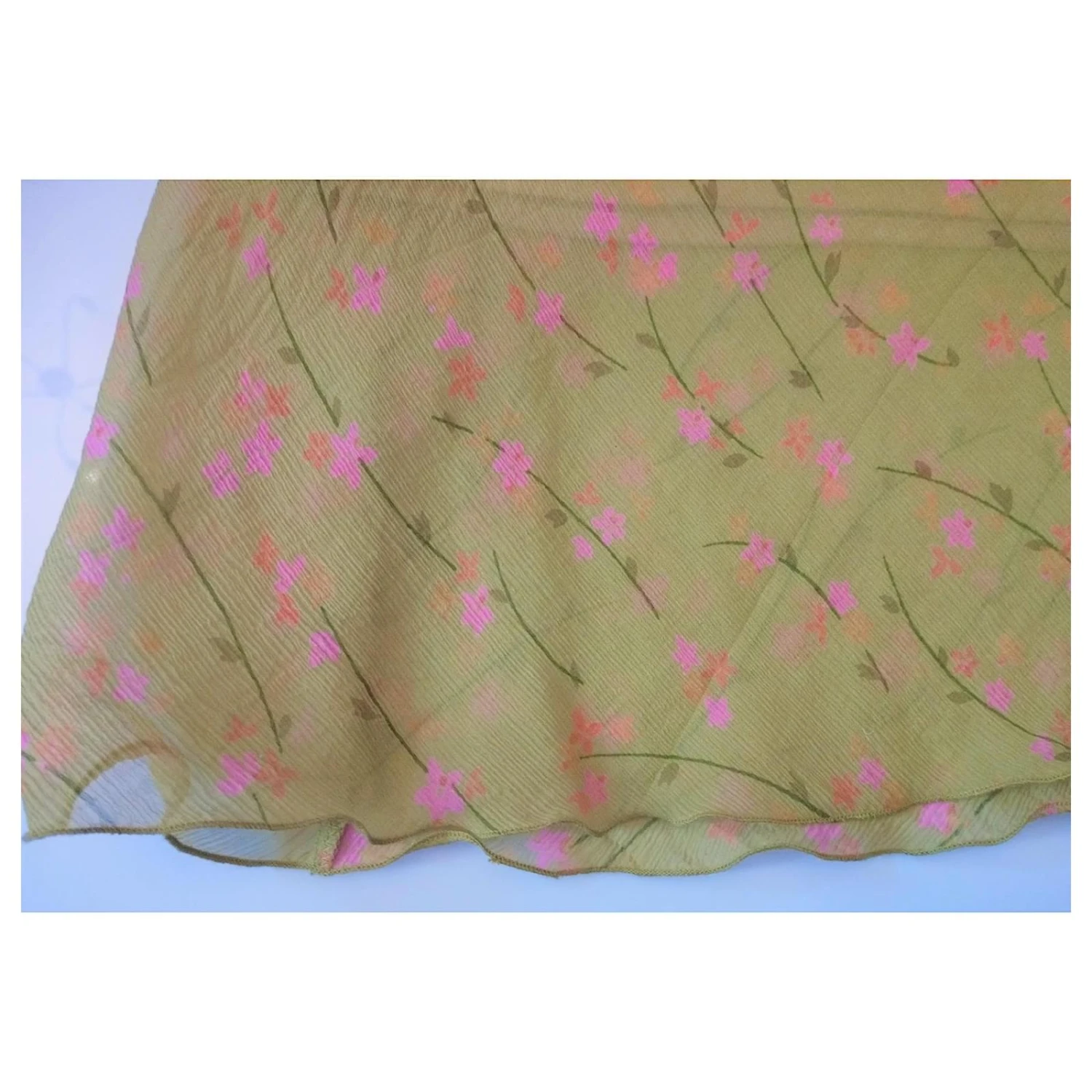 VANESSA BRUNO KLEID KLEID COCKTAIL SEIDE APFEL ABEND T 36/40 Hellgrün 9 VANESSA BRUNO KLEID KLEID COCKTAIL SEIDE APFEL ABEND T 36/40 Hellgrün – Bild 9