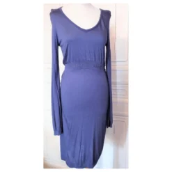 CALVIN KLEIN KLEID BAUMWOLLE SEIDE PFLAUME SIGNIERTE PAMPILLEN SPITZEN KLEID TM ODER 38/40 Lila -Deutschland Fem Leucht Verkaufs-Shop 792531 9