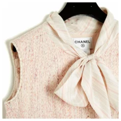 Chanel 05C ROSA TWEEDJACKE IN38 Kleid Großbritannien40 Pink -Deutschland Fem Leucht Verkaufs-Shop 799317 5