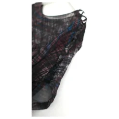 Rachel Comey Kariertes Chiffon-Kleid Braun Schwarz -Deutschland Fem Leucht Verkaufs-Shop 800881 3