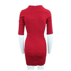 Diane Von Furstenberg Schmal Geschnittenes Rotes Kleid Mit Reißverschlüssen Unten 9 Diane Von Furstenberg Schmal Geschnittenes Rotes Kleid Mit Reißverschlüssen Unten -Deutschland Fem Leucht Verkaufs-Shop 804676 3