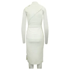 Autre Marque Elfenbeinfarbenes Kleid Mit Lederverzierungen Weiß Roh 12 Autre Marque Elfenbeinfarbenes Kleid Mit Lederverzierungen Weiß Roh -Deutschland Fem Leucht Verkaufs-Shop 805148 3