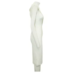 Autre Marque Elfenbeinfarbenes Kleid Mit Lederverzierungen Weiß Roh 13 Autre Marque Elfenbeinfarbenes Kleid Mit Lederverzierungen Weiß Roh -Deutschland Fem Leucht Verkaufs-Shop 805148 4